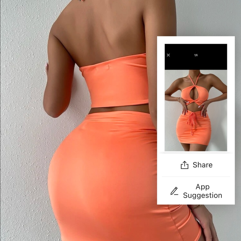 Orange set never worn